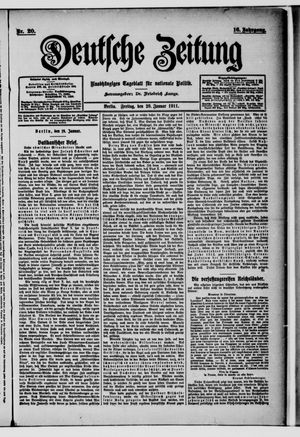 Deutsche Zeitung vom 20.01.1911
