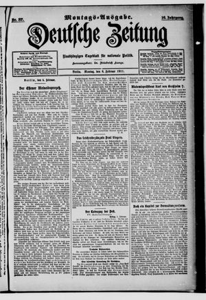 Deutsche Zeitung on Feb 6, 1911