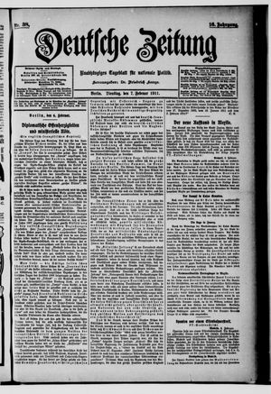Deutsche Zeitung on Feb 7, 1911