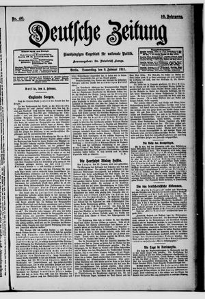 Deutsche Zeitung vom 09.02.1911