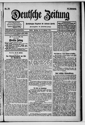 Deutsche Zeitung vom 24.02.1911