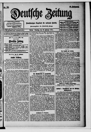 Deutsche Zeitung on Feb 28, 1911