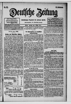 Deutsche Zeitung vom 03.03.1911