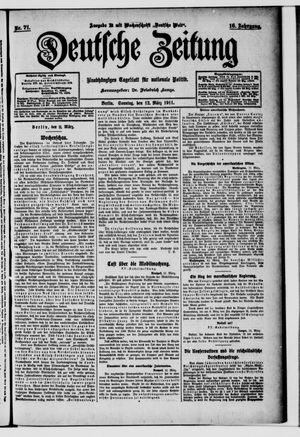 Deutsche Zeitung vom 12.03.1911