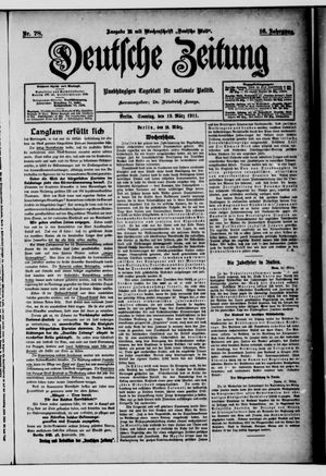 Deutsche Zeitung vom 19.03.1911