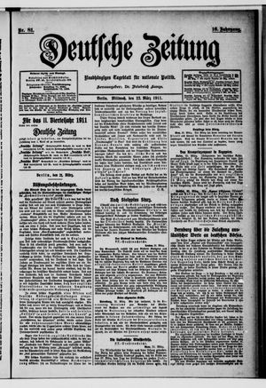 Deutsche Zeitung on Mar 22, 1911