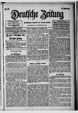 Deutsche Zeitung on Mar 23, 1911