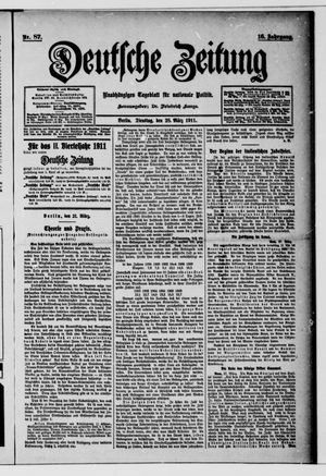 Deutsche Zeitung vom 28.03.1911