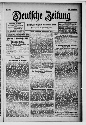 Deutsche Zeitung vom 30.03.1911