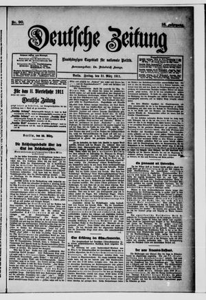 Deutsche Zeitung vom 31.03.1911