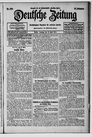 Deutsche Zeitung vom 16.04.1911