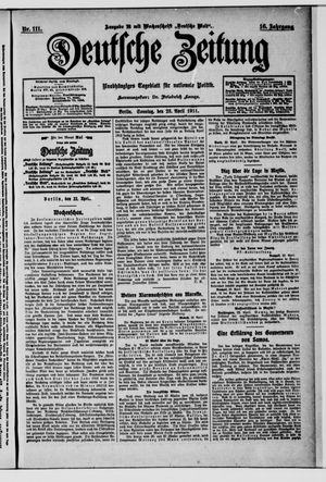 Deutsche Zeitung on Apr 23, 1911