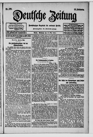 Deutsche Zeitung vom 17.05.1911