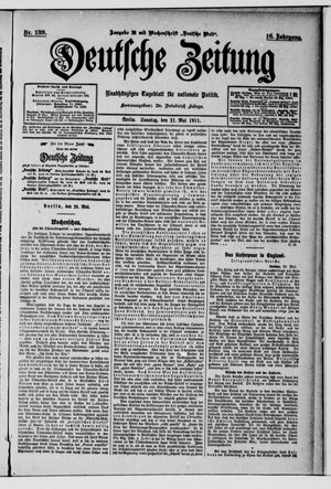 Deutsche Zeitung vom 21.05.1911