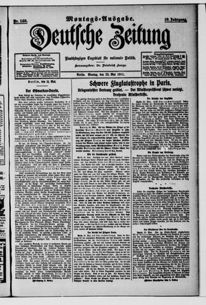 Deutsche Zeitung vom 22.05.1911