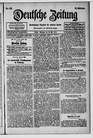 Deutsche Zeitung on May 24, 1911