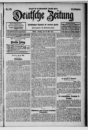 Deutsche Zeitung vom 28.05.1911