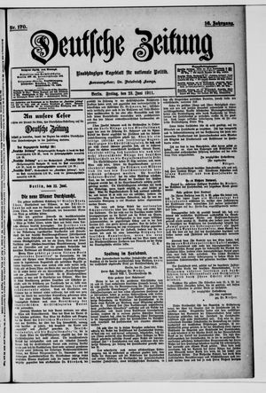 Deutsche Zeitung vom 23.06.1911