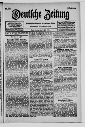 Deutsche Zeitung vom 07.07.1911