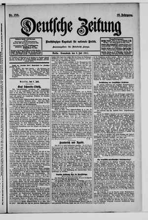 Deutsche Zeitung vom 08.07.1911