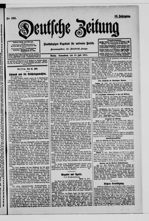 Deutsche Zeitung vom 15.07.1911