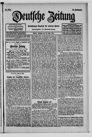 Deutsche Zeitung vom 28.07.1911