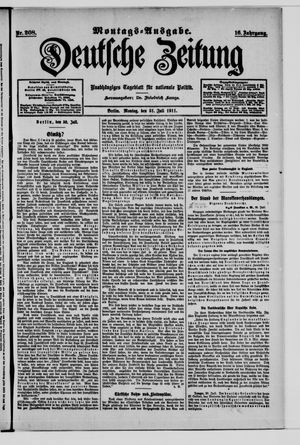 Deutsche Zeitung vom 31.07.1911