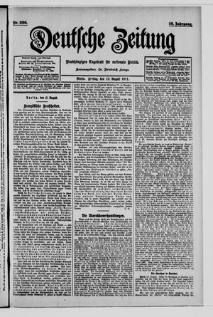Deutsche Zeitung on Aug 18, 1911