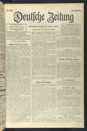 Deutsche Zeitung vom 19.12.1911