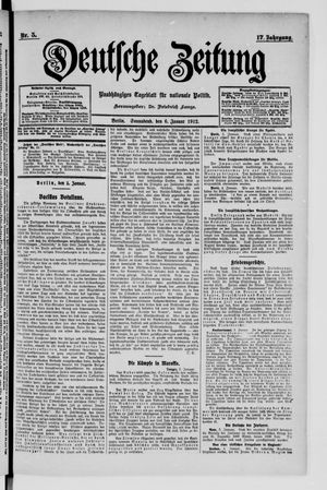 Deutsche Zeitung vom 06.01.1912