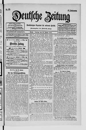 Deutsche Zeitung vom 30.01.1912