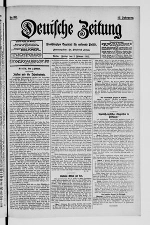 Deutsche Zeitung on Feb 2, 1912