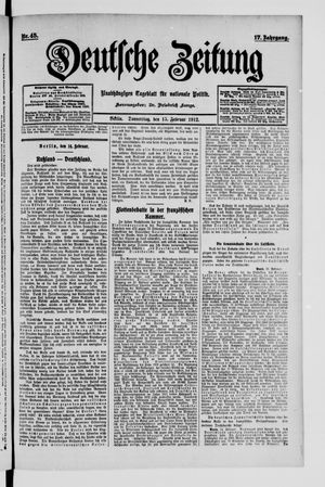 Deutsche Zeitung vom 15.02.1912
