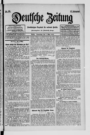 Deutsche Zeitung vom 07.03.1912