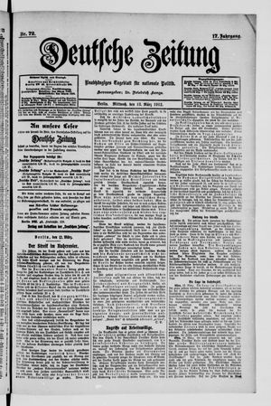 Deutsche Zeitung vom 13.03.1912