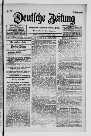 Deutsche Zeitung vom 15.03.1912