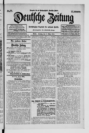 Deutsche Zeitung on Mar 17, 1912