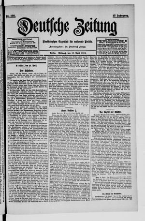 Deutsche Zeitung vom 17.04.1912