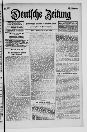 Deutsche Zeitung vom 22.05.1912