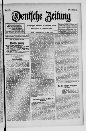 Deutsche Zeitung vom 23.05.1912