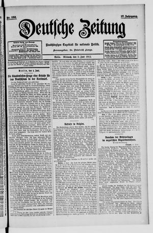 Deutsche Zeitung vom 05.06.1912
