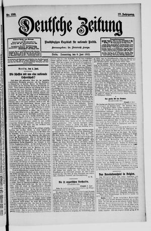 Deutsche Zeitung vom 06.06.1912