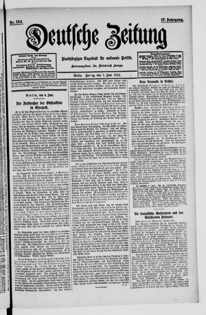 Deutsche Zeitung vom 07.06.1912