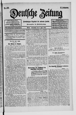 Deutsche Zeitung vom 08.06.1912