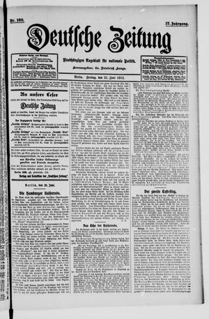 Deutsche Zeitung on Jun 21, 1912