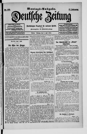 Deutsche Zeitung vom 08.07.1912