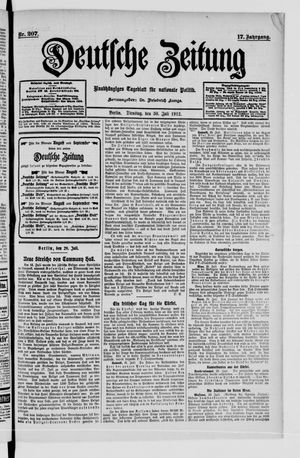 Deutsche Zeitung vom 30.07.1912