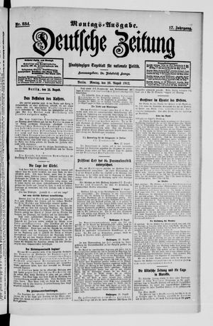 Deutsche Zeitung vom 26.08.1912
