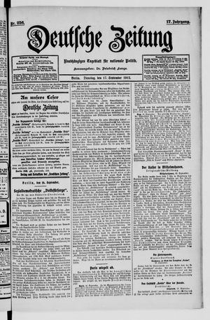 Deutsche Zeitung vom 17.09.1912