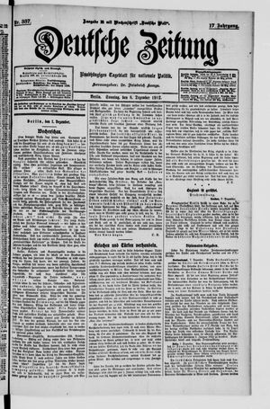 Deutsche Zeitung vom 08.12.1912